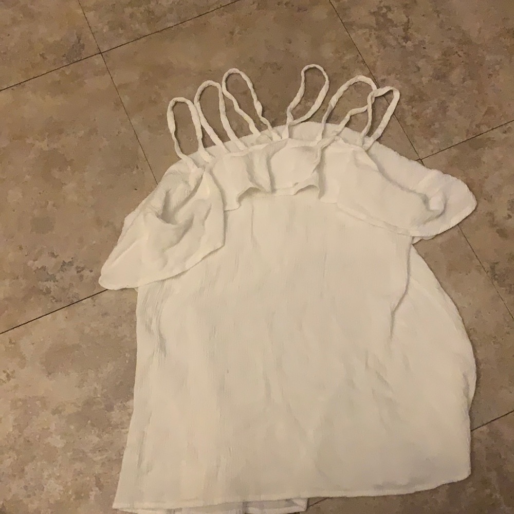 Cute white tank top